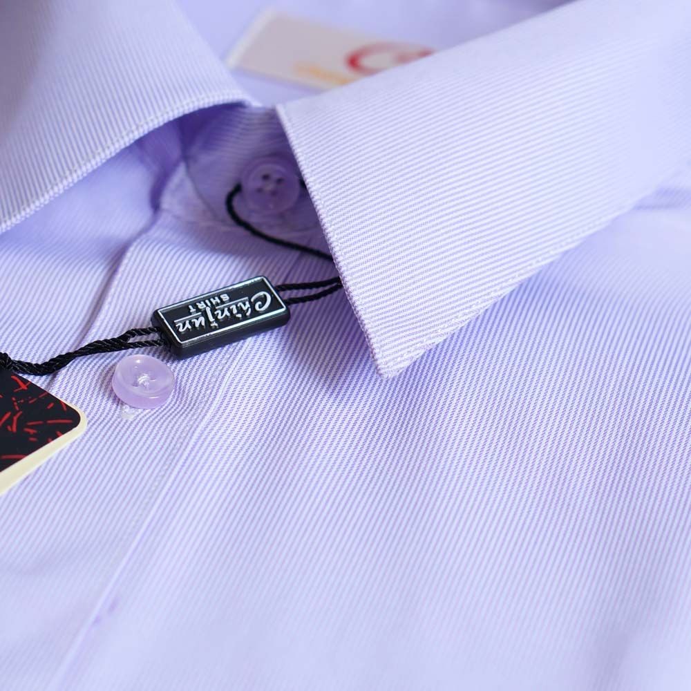 2148-【CHINJUN/65系列】機能舒適襯衫-長袖/短袖、紫細條紋、2148、s2148