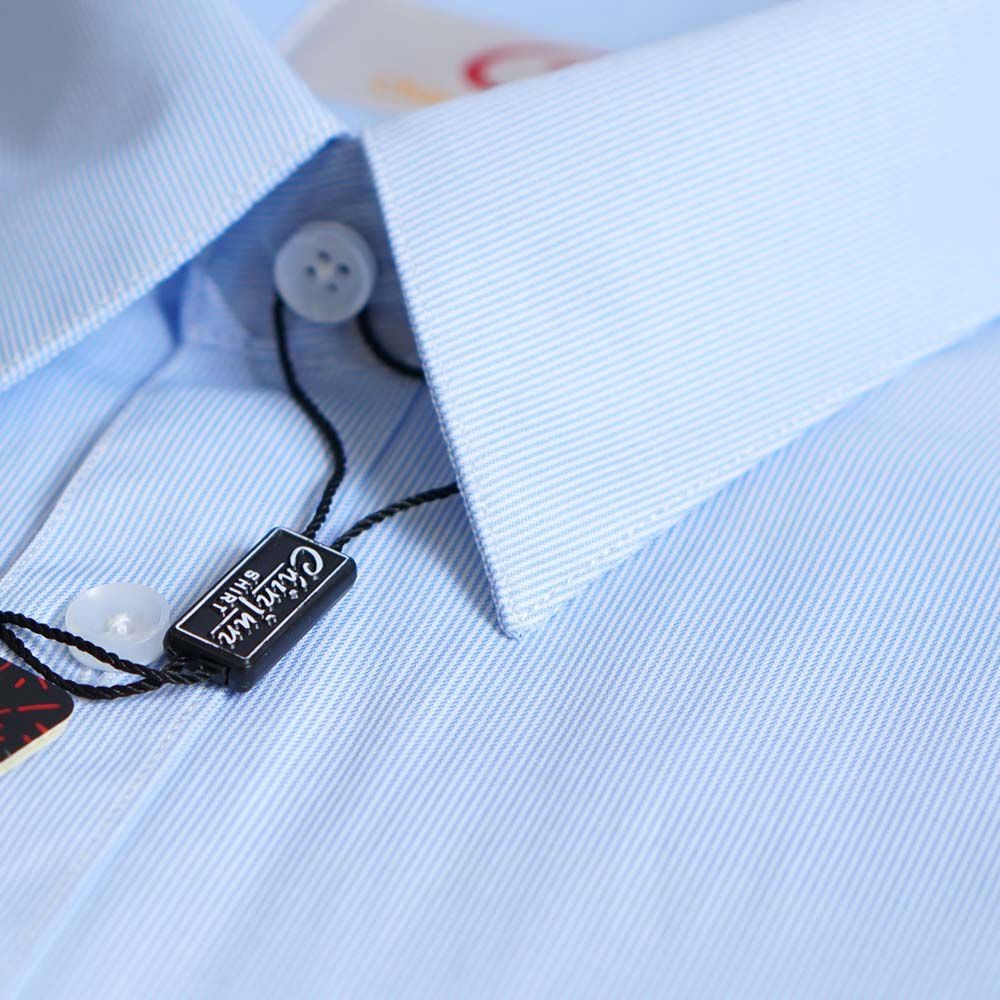 2149-【CHINJUN/65系列】機能舒適襯衫-長袖/短袖、藍細條紋、2149、s2149