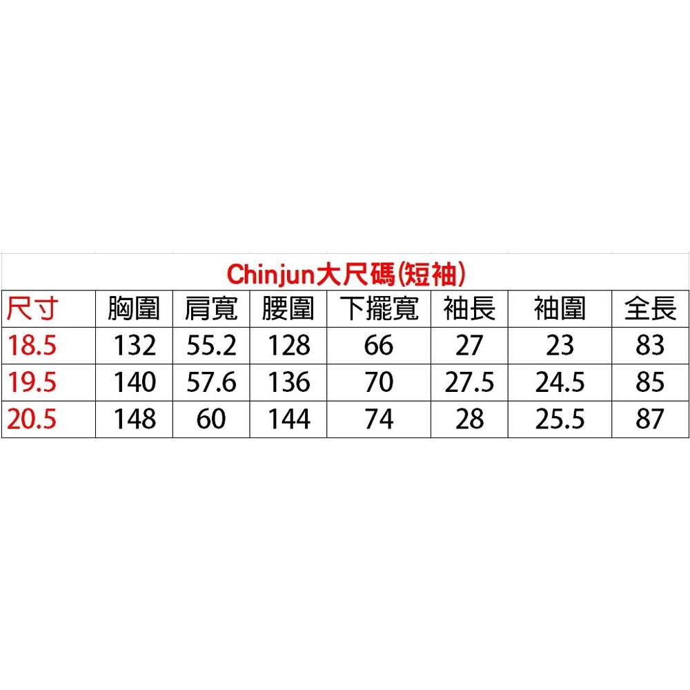 大尺碼【CHINJUN/65系列】機能舒適襯衫-長袖/短袖、藍色細條紋、18.5吋、19.5吋、20.5吋 封面照片