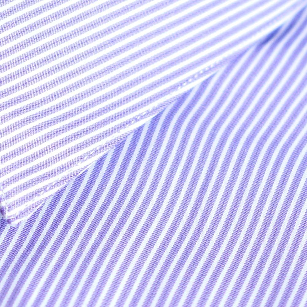 【CHINJUN/65系列】機能舒適襯衫-長袖/短袖、紫色條紋、2150、s2150-thumb