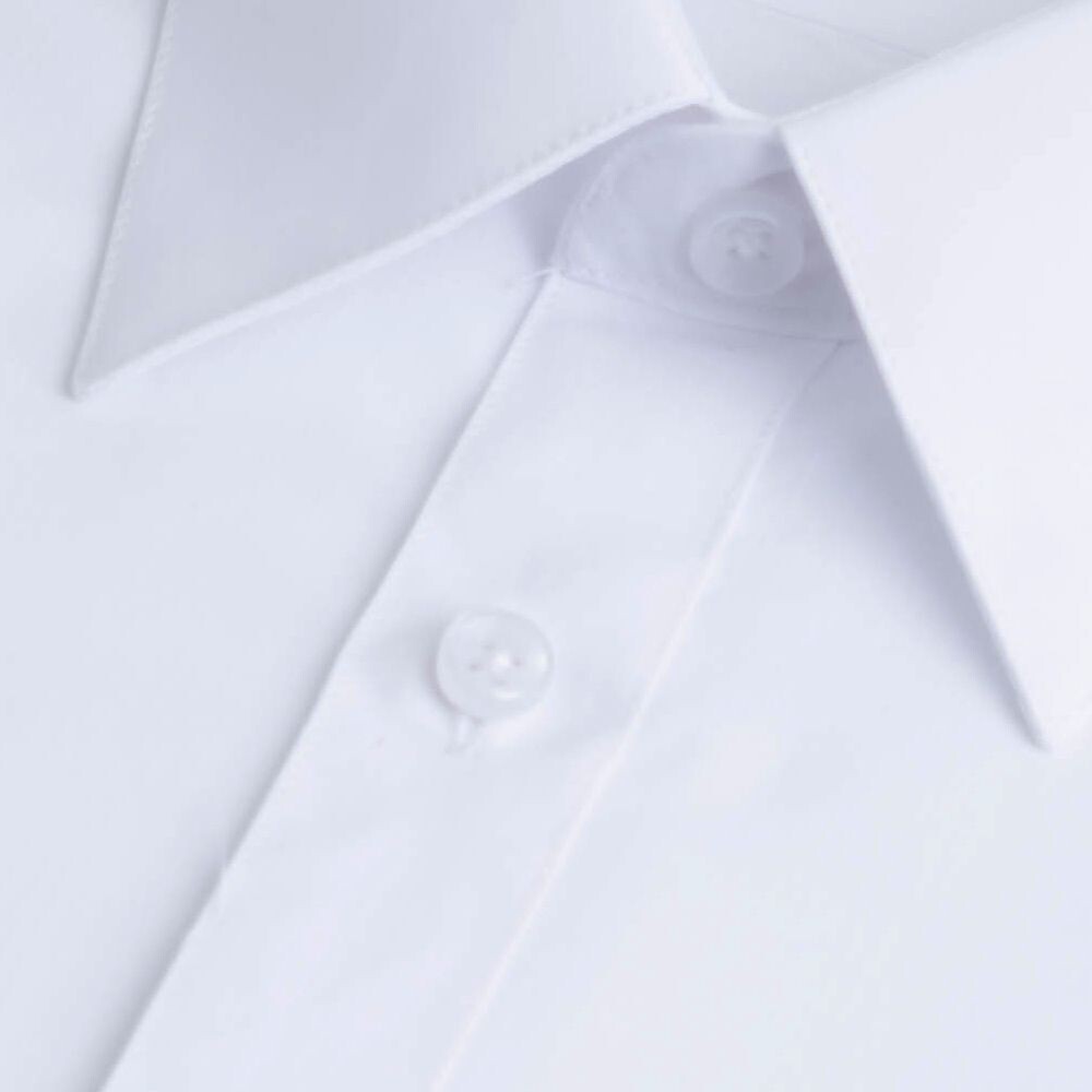 大尺碼【CHINJUN/35系列】勁榮抗皺襯衫-長袖、素色白、18.5吋、19.5吋、20.5吋、8001L-圖片-2
