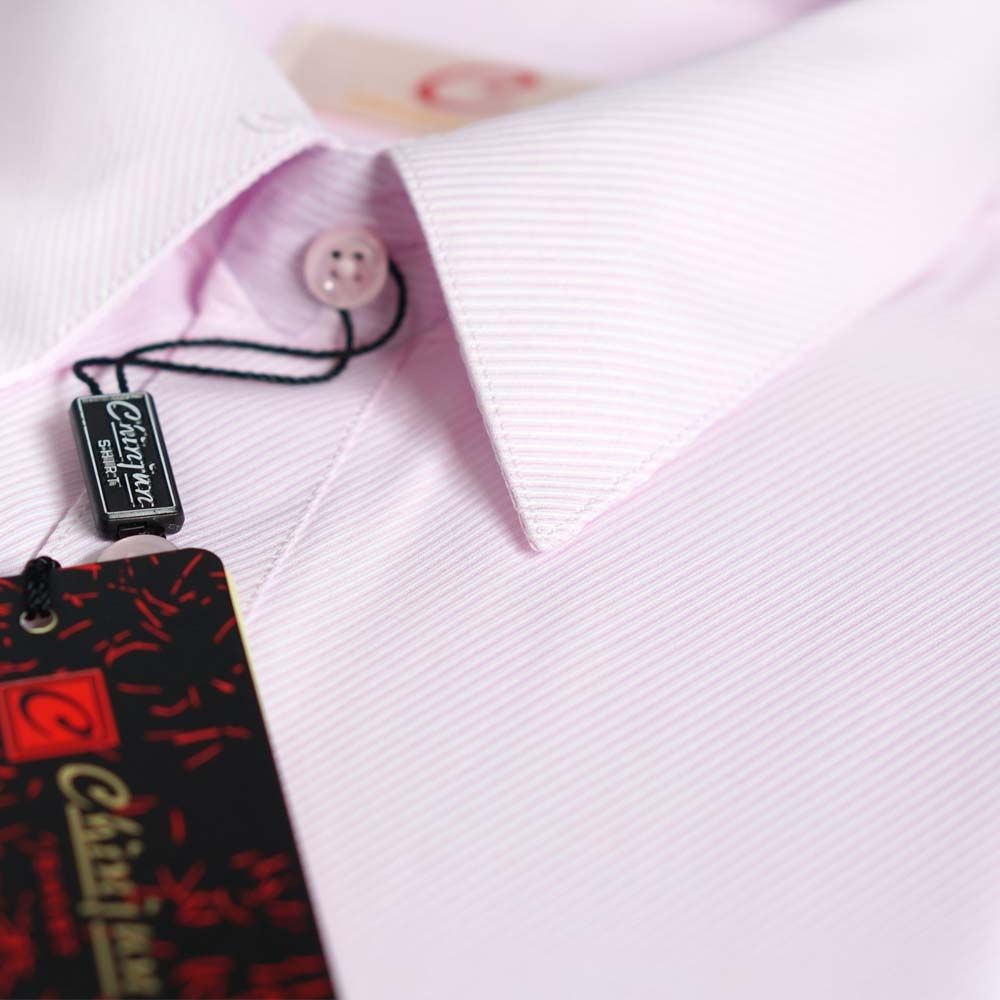 8088-【CHINJUN/65系列】機能舒適襯衫-長袖/短袖、粉色斜紋、8088