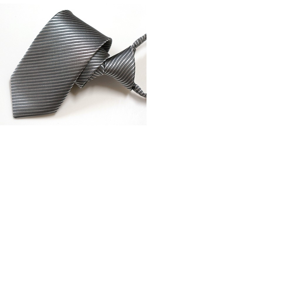【CHINJUN領帶】自動拉鍊領帶-斜紋款-劍寬7公分-窄版-圖片-4