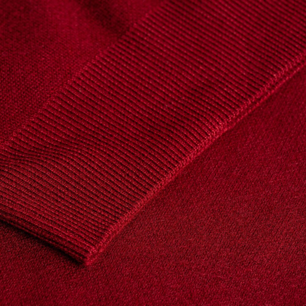 Chinjun羊毛針織背心-酒紅｜V領針織毛衣、親膚保暖、商務男裝、休閒穿搭-thumb