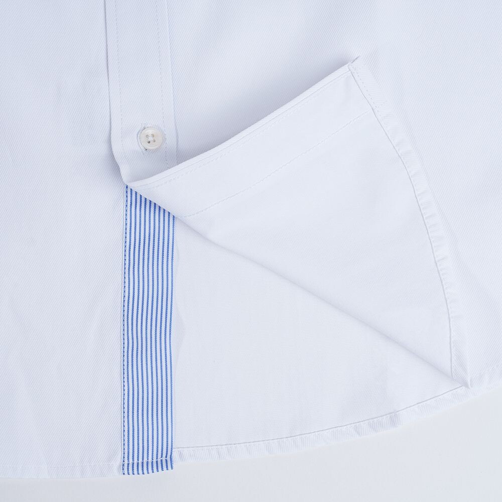 【CHINJUN/65系列】修身機能舒適襯衫-長袖、藍條紋內襯、Slim6504-圖片-4