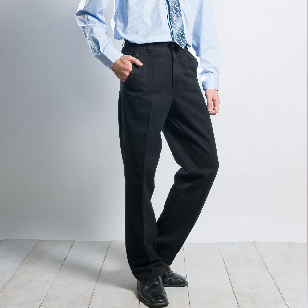 SuitPa-【Chinjun】正統西裝褲 100%免燙 平面 春夏款 直筒  上班 正式 面試 商務