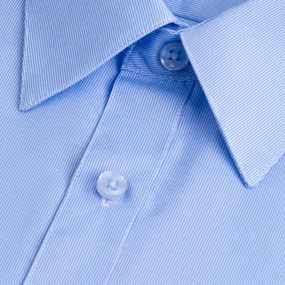 【CHINJUN/35系列】勁榮抗皺襯衫-長袖、藍底細條、j1601-4-thumb