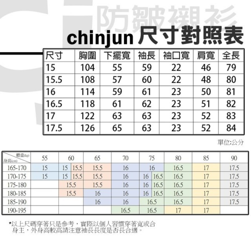 【CHINJUN/35系列】勁榮抗皺襯衫-長袖、粉底粉條紋、k705-圖片-2