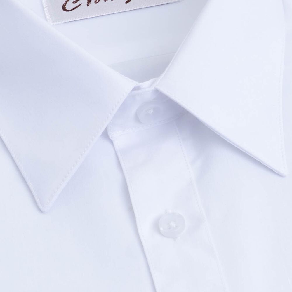 大尺碼【CHINJUN/35系列】勁榮抗皺襯衫-短袖、黑白相間條紋、18.5吋、19.5吋、20.5吋、s907L-thumb
