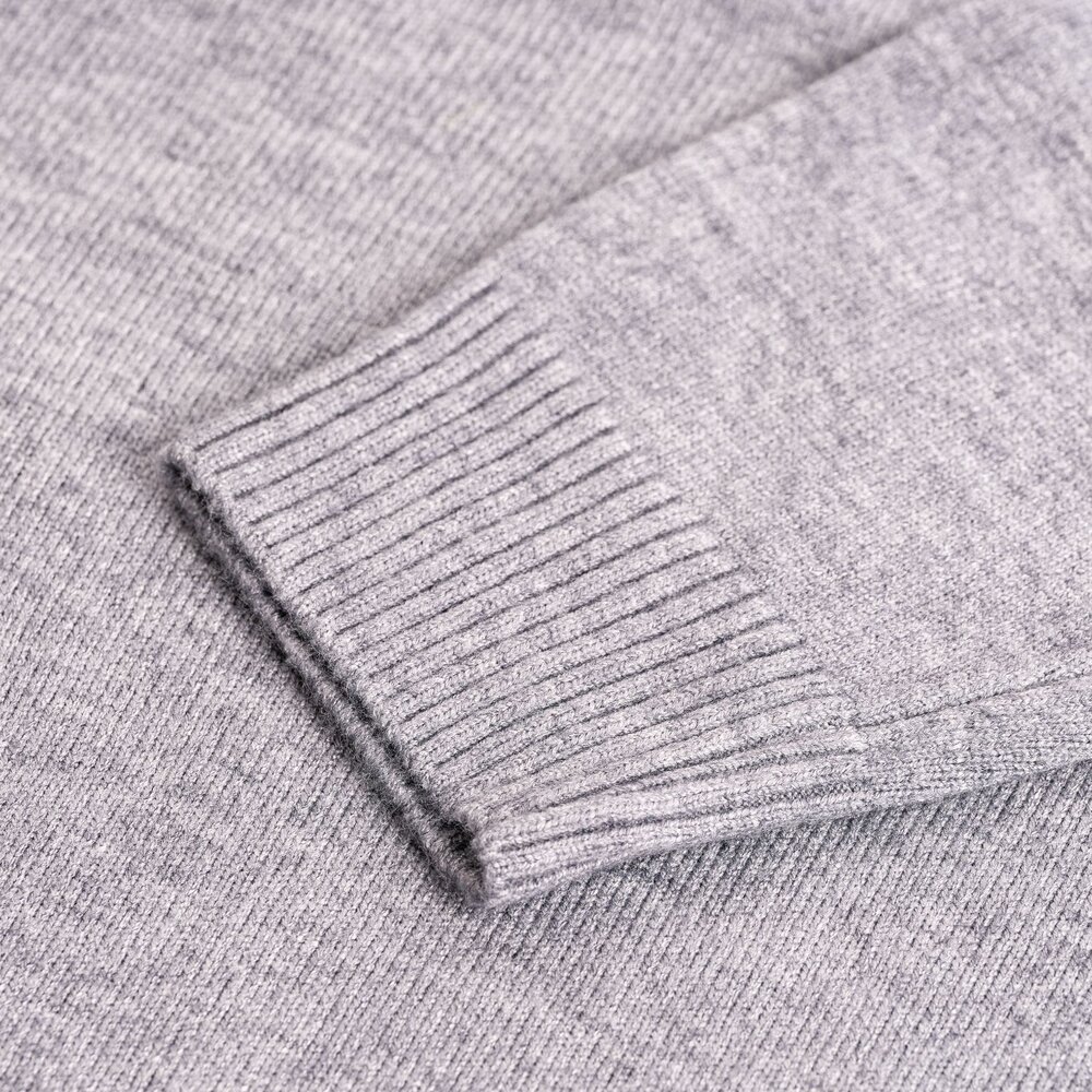 Chinjun半高領羊毛針織衫-兩色可選｜半高領針織毛衣、親膚保暖、商務男裝、休閒穿搭-圖片-6