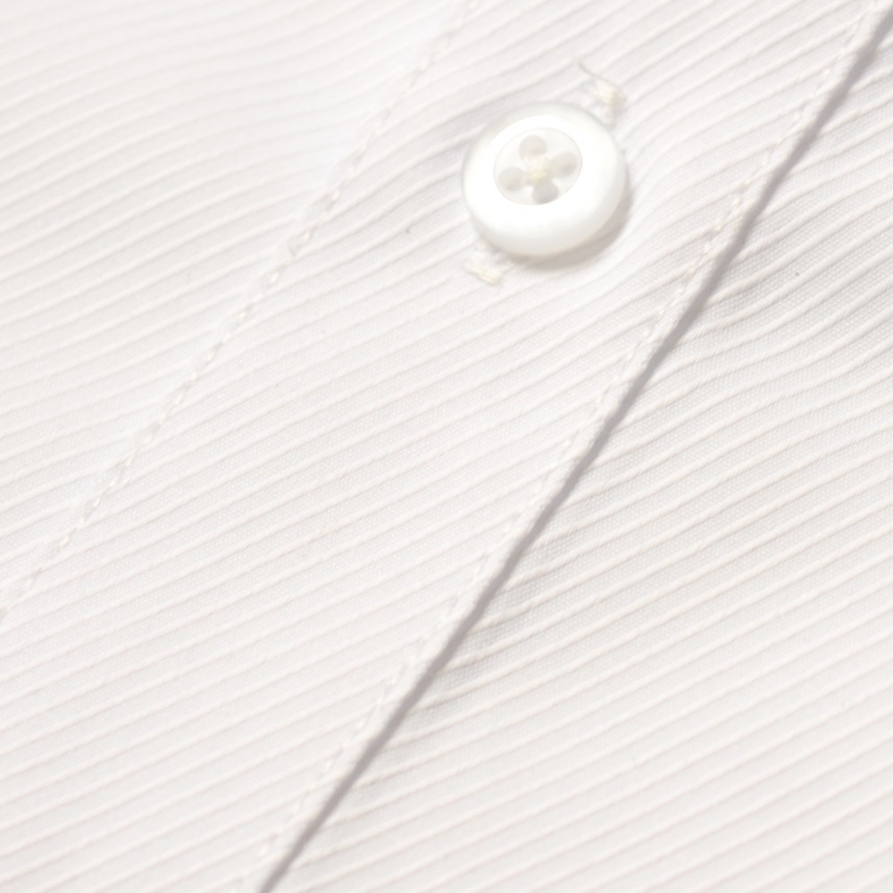 【WEISHTON】韓版修身抗皺襯衫-短袖、素色白、斜紋白、斜紋藍、斜紋粉-thumb